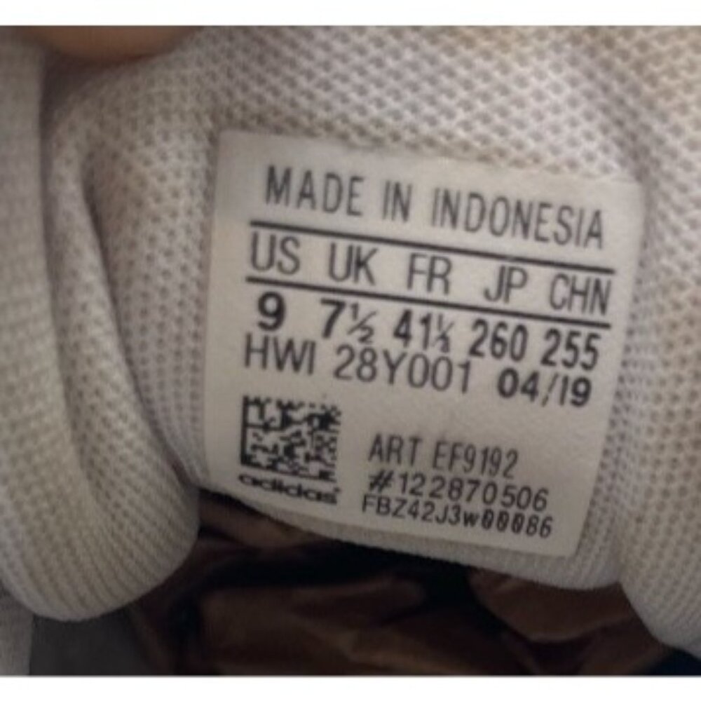 Adidas Women’s Grand Court Energy Ink White Leather Lace Up Sneakers US 9 - Picture 7 of 7